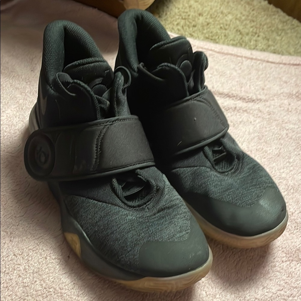 Nike Black KD Athletic Shoes with Velcro Strap